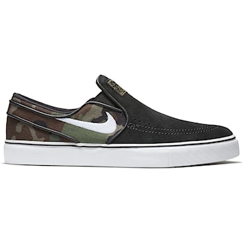 Janoski slip on black white on sale