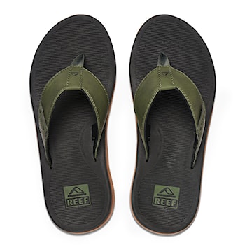 Reef Santa Ana Infradito Uomo – Supporto Arco, Pelle Vegana, 43 EU - 2