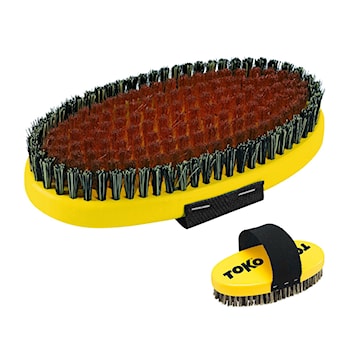 Brosse De Ski Toko Base Brush Nylon Et Cuivre – Pour Snowboard Et Ski, Nettoyage Et Brossage De Cire Facile