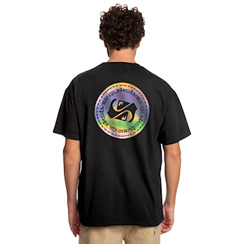 T Shirt Quiksilver Colour Flow SS black Snowboard Zezula