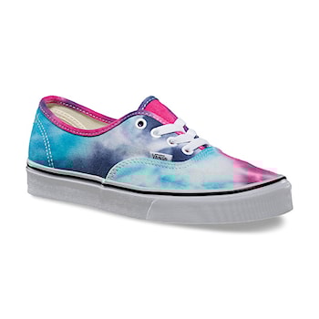 vans authentic tie dye pink blue
