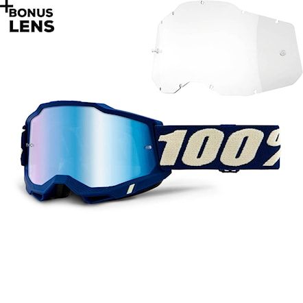 Bike brýle 100% Accuri 2 deepmarine | mirror blue 2023 - 1