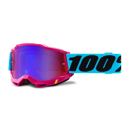 Bike Sunglasses and Goggles 100% Accuri 2 lefleur | mirror red/blue 2023 - 1