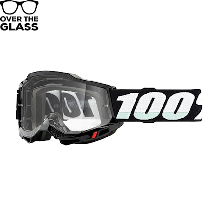 Okulary rowerowe 100% Accuri 2 OTG black | clear 2022 - 1