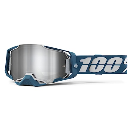 Bike okuliare 100% Armega albar | flash silver 2023 - 1