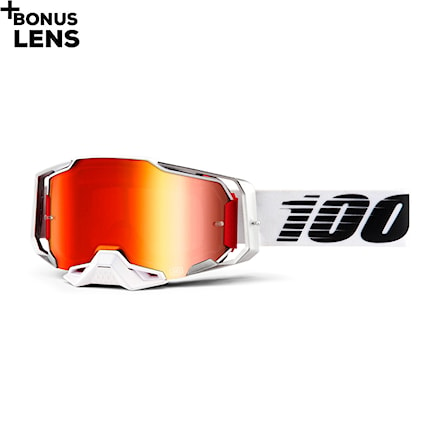 Bike okuliare 100% Armega lightsaber | red mirror 2022 - 1