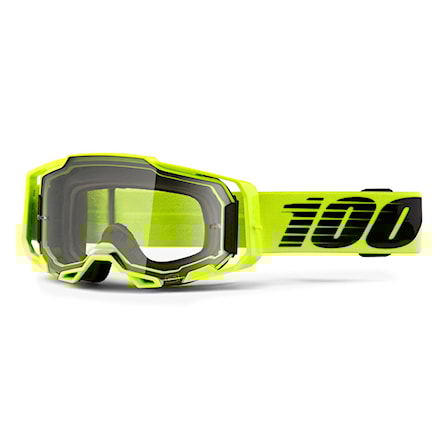 Bike okuliare 100% Armega nuclear citrus | clear 2023 - 1