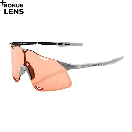 Bike Sunglasses and Goggles 100% Hypercraft matte stone grey | hiper coral 2020 - 1