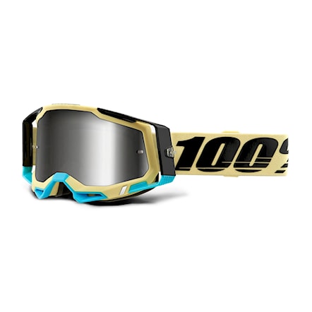Bike Sunglasses and Goggles 100% Racecraft 2 airblast | mirror silver 2022 - 1