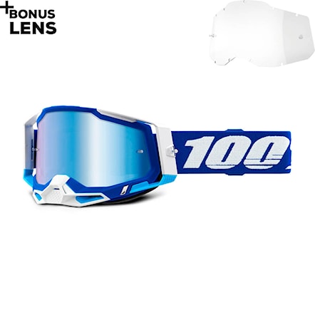 Bike Sunglasses and Goggles 100% Racecraft 2 blue | mirror blue 2022 - 1