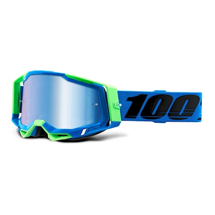 Bike okuliare 100% Racecraft 2 fremont | mirror blue 2022 - 1