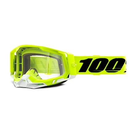 Bike okuliare 100% Racecraft 2 yellow | clear 2022 - 1
