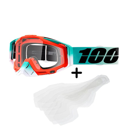 Bike okuliare 100% Racecraft cubica | clear 2020 - 1