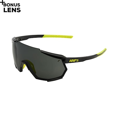 Bike Sunglasses and Goggles 100% Racetrap gloss black | smoke 2020 - 1