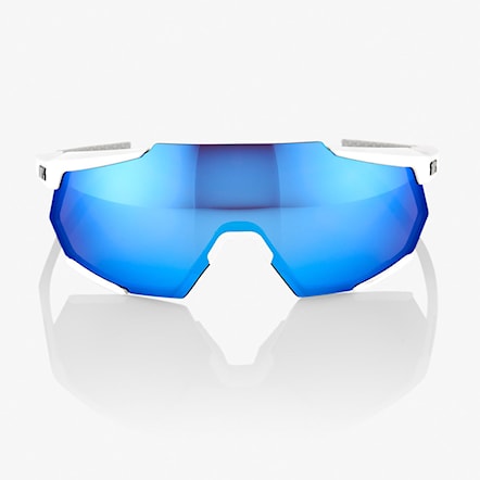 Bike okuliare 100% Racetrap matte white | hiper blue multilayer mirror 2021 - 2
