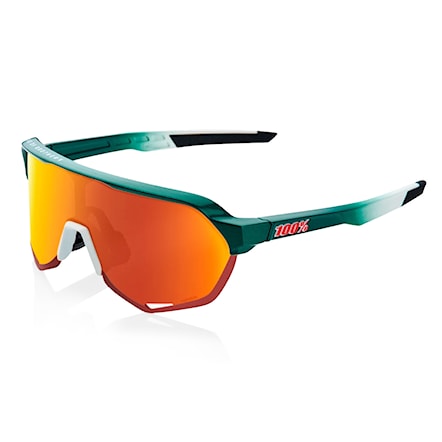 Bike Sunglasses and Goggles 100% S2 gloss metallic bora/m.white | hiper red multi mirror 2022 - 1