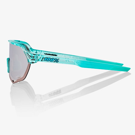 Bike okuliare 100% S2 polished translucent mint | hiper silver mirror 2023 - 2