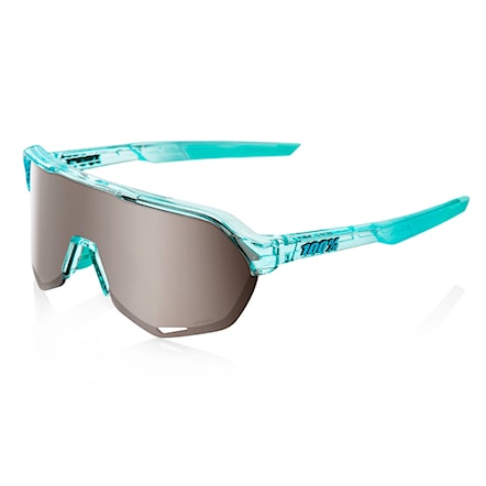 Bike Sunglasses and Goggles 100% S2 polished translucent mint | hiper silver mirror 2024 - 1