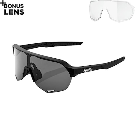 Bike Sunglasses and Goggles 100% S2 soft tact black | smoke 2021 - 1