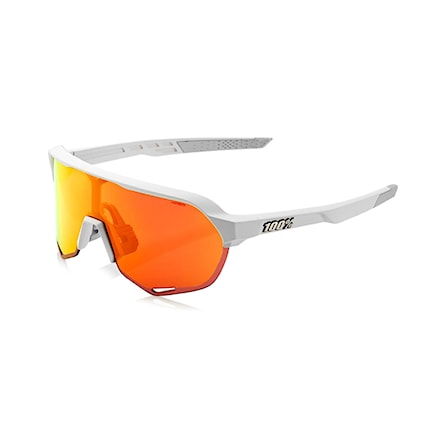 Bike Sunglasses and Goggles 100% S2 soft tact off white | hiper red multilayer mirror 2020 - 1