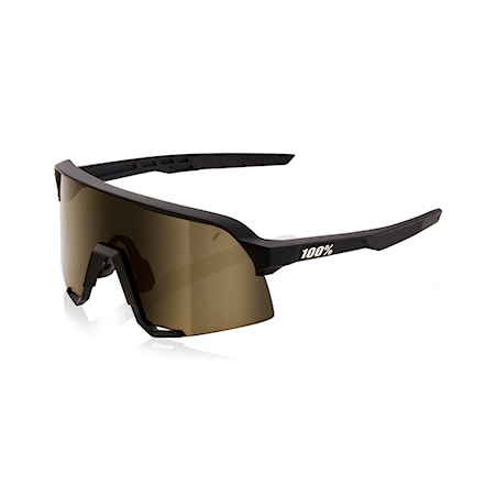Okulary rowerowe 100% S3 soft tact black | soft gold 2020 - 1