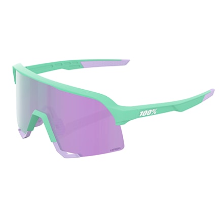 Bike Sunglasses and Goggles 100% S3 soft tact mint | hiper lavender mirror 2024 - 1