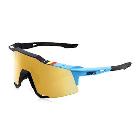 Bike Sunglasses and Goggles 100% Speedcraft bwr black | soft gold mirror 2021 - 1