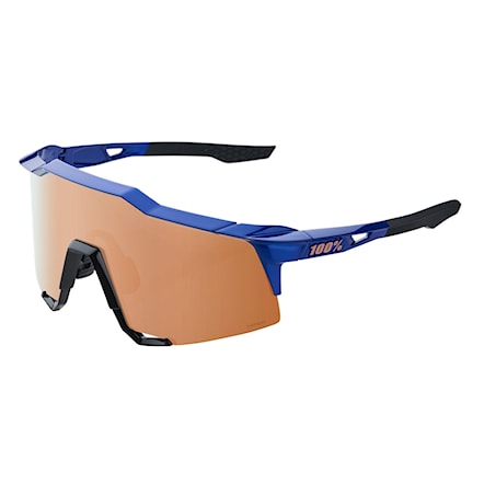 Bike Sunglasses and Goggles 100% Speedcraft gloss cobalt blue | hiper copper mirror 2022 - 1