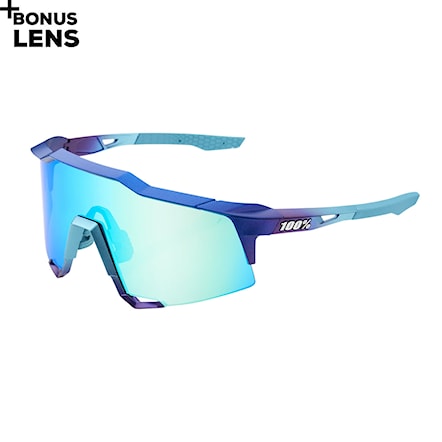 Bike Sunglasses and Goggles 100% Speedcraft into the fade | blue topaz multilayer 2020 - 1