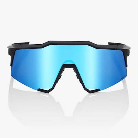 Okulary rowerowe 100% Speedcraft matte black | hiper blue multilayer mirror 2025 - 2