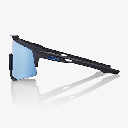 Okulary rowerowe 100% Speedcraft matte black | hiper blue multilayer mirror 2025 - 3