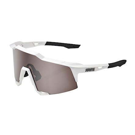 Okulary rowerowe 100% Speedcraft matte white | hiper silver mirror 2023 - 1