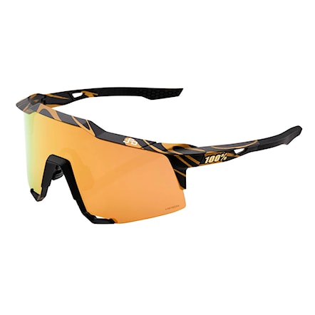 Bike Sunglasses and Goggles 100% Speedcraft Peter Sagan LE metallic gold flake 2022 - 1