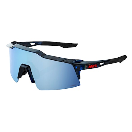 Bike brýle 100% Speedcraft SL black holographic | hiper blue multi mirror 2023 - 1