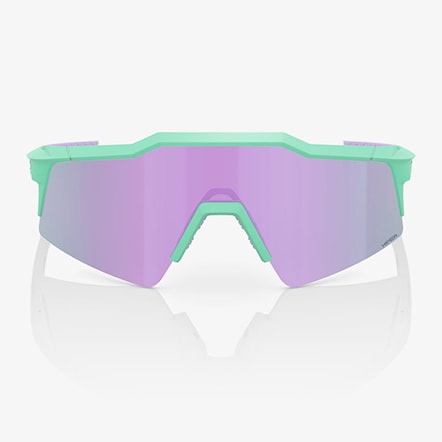 Bike Sunglasses and Goggles 100% Speedcraft SL soft tact mint | hiper lavender mirror 2024 - 2