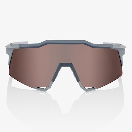 Okulary rowerowe 100% Speedcraft soft tact stone grey | hiper crimson silver mirror 2024 - 2