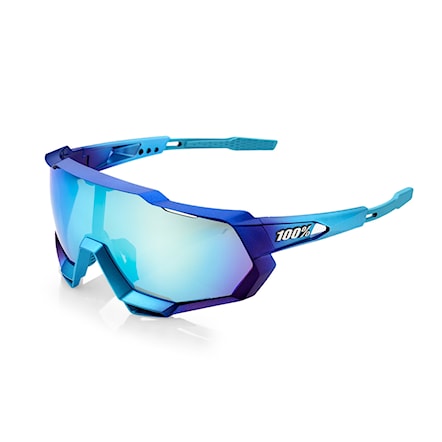 Bike Sunglasses and Goggles 100% Speedtrap into the fade | blue topaz multilayer mirror 2020 - 1