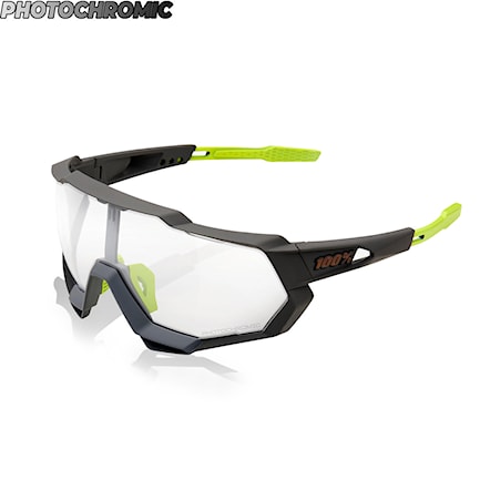Bike okuliare 100% Speedtrap soft cool grey | photochromatic 2021 - 1