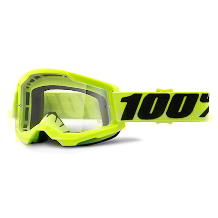 Bike brýle 100% Strata 2 fluo/yellow | clear 2023 - 1