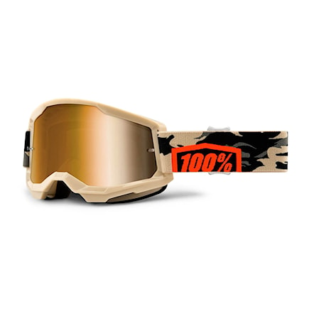 Bike Sunglasses and Goggles 100% Strata 2 kombat | true gold 2022 - 1