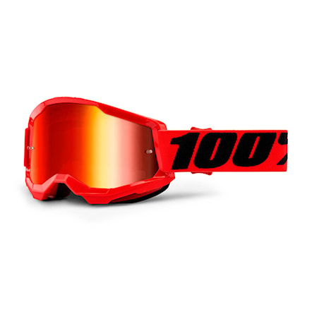 Okulary rowerowe 100% Strata 2 red | mirror red 2022 - 1