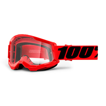 Bike brýle 100% Strata 2 red | clear 2022 - 1