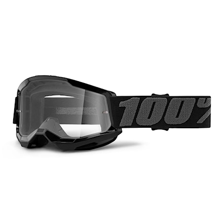 Bike Sunglasses and Goggles 100% Strata 2 Youth black | clear 2022 - 1