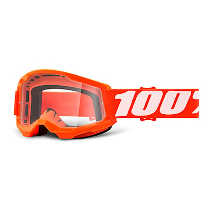 Bike okuliare 100% Strata Jr orange | clear 2021 - 1