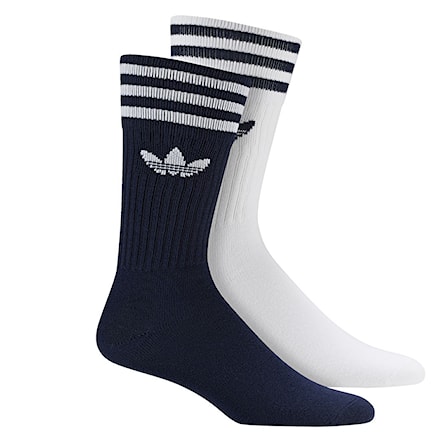 Ponožky Adidas Solid Crew dark blue/white 2019 - 1