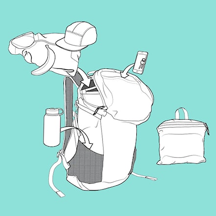 burton skyward packable