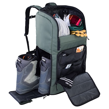 Batoh EVOC Gear Backpack 90 dark olive - 7