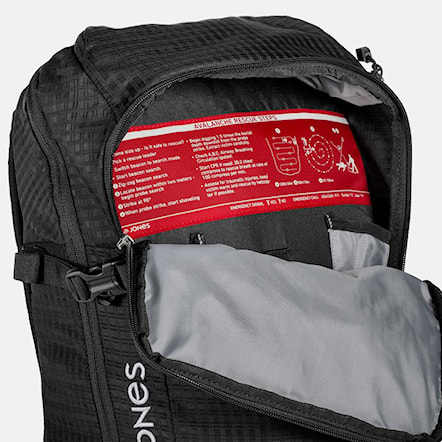 Snowboard Backpack Jones Dscnt 25L black 2024 - 8