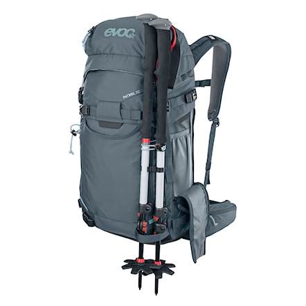 Snowboard Backpack EVOC Patrol 32 carbon grey - 10