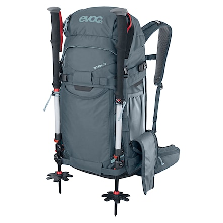 Snowboard Backpack EVOC Patrol 32 carbon grey - 11